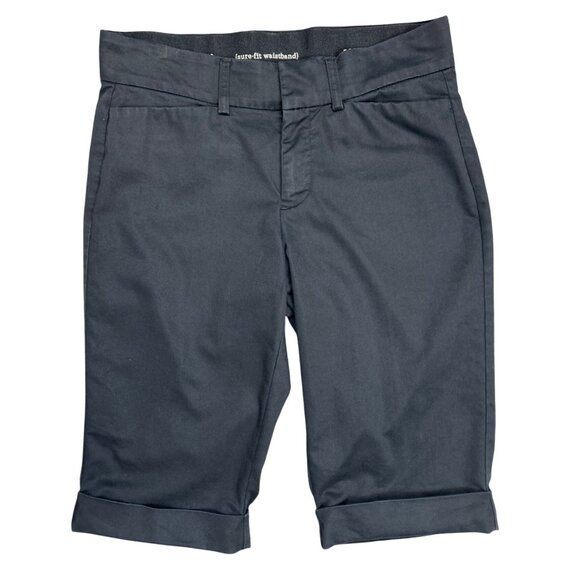 Dockers Comfort Waistbandβ Slimming 14' Bermuda Shorts in Navy Blue Size 6P - Picture 2 of 5